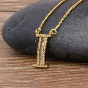 INITIAL LETTER “I” NECKLACE